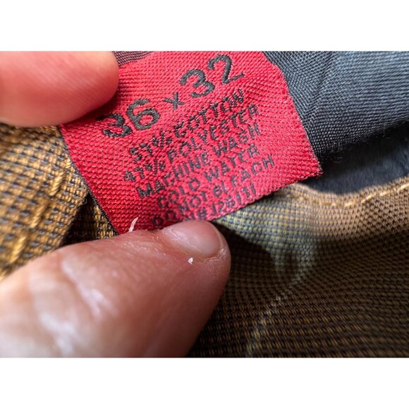 NWT Ace Of Diamond Coffee Chinos Pants Mens 36x32 Flat Front Casual Straight Leg - Picture 13 of 13